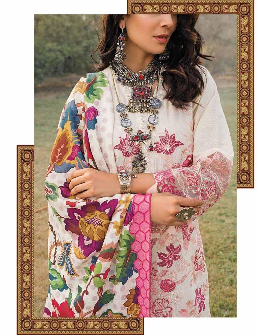 Nureh Maya Khaddar/PARIZAAD NW-01 - AWWALBOUTIQUE