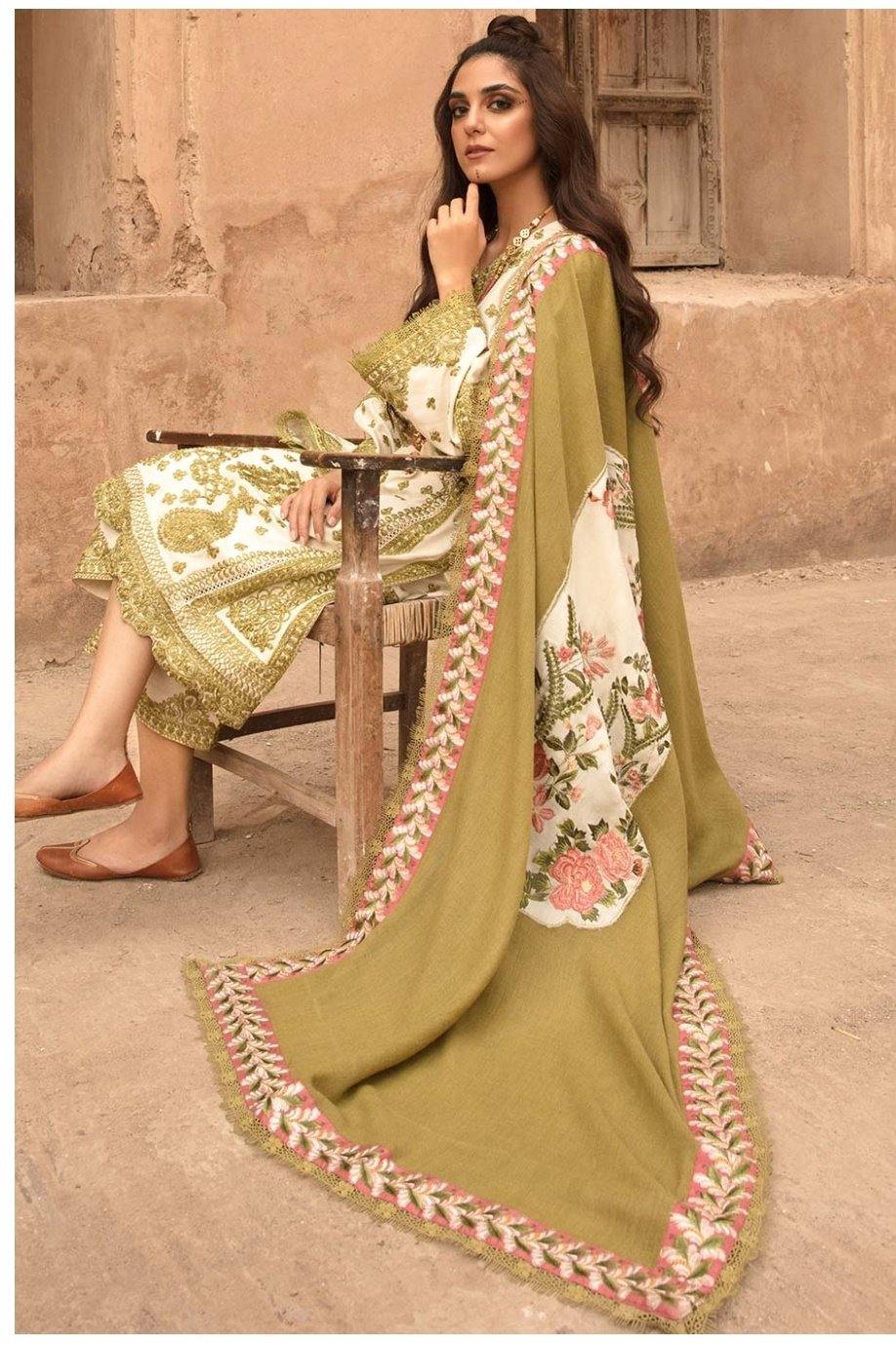 Restocked/Crimson Winter by Saira Shakira/MARORI SEPARATES - IVORY - AWWALBOUTIQUE