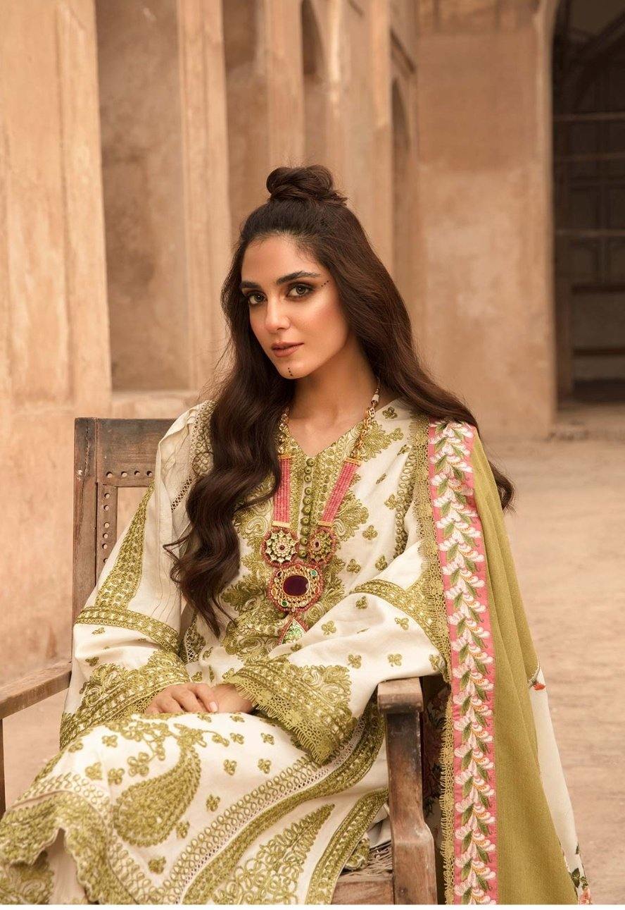 Restocked/Crimson Winter by Saira Shakira/MARORI SEPARATES - IVORY - AWWALBOUTIQUE