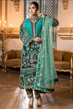 Saadia Asad Noor Wedding Festive Embroidered Collection/D6-Viviana - AWWALBOUTIQUE
