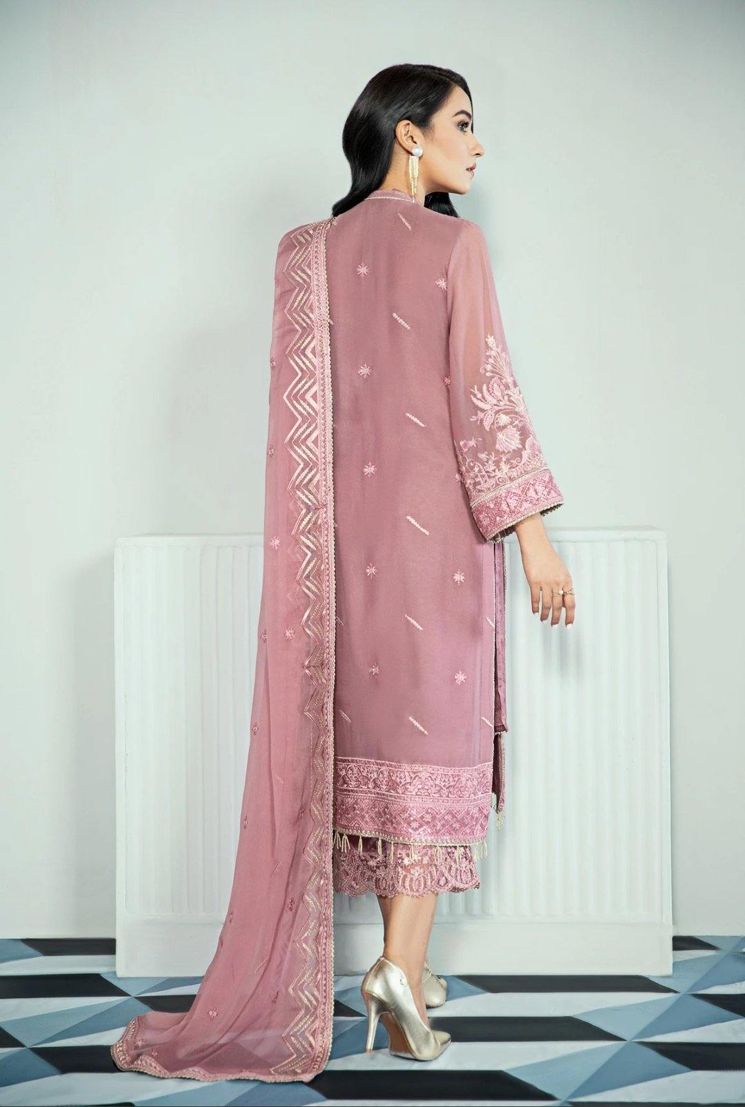 Alizeh Embroidered Chiffon/Vol 3/Angbeen - AWWALBOUTIQUE