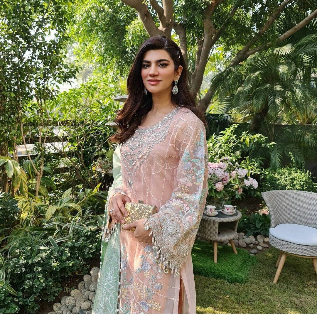 Spotted in Maria B Mbroidered Wedding Edition/Purple (BD-2007)