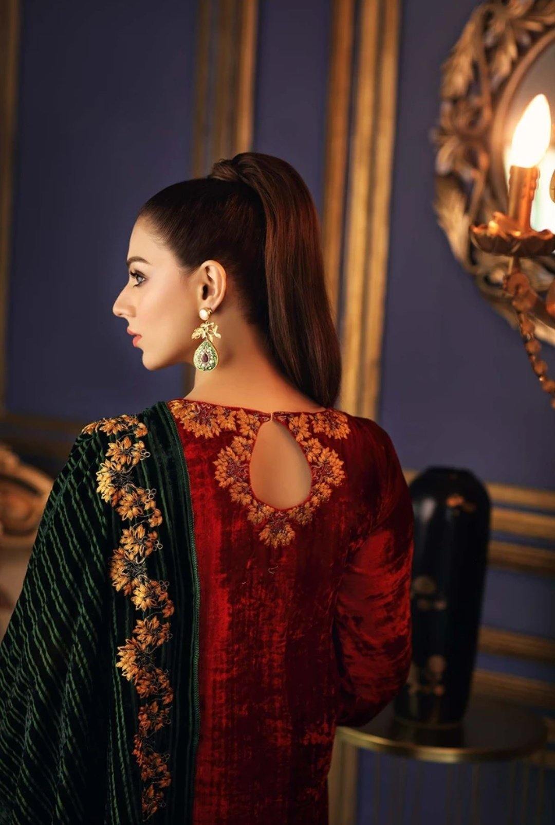 Charizma Signora Velvet Collection/Pioneer Red VVT-02 - AWWALBOUTIQUE