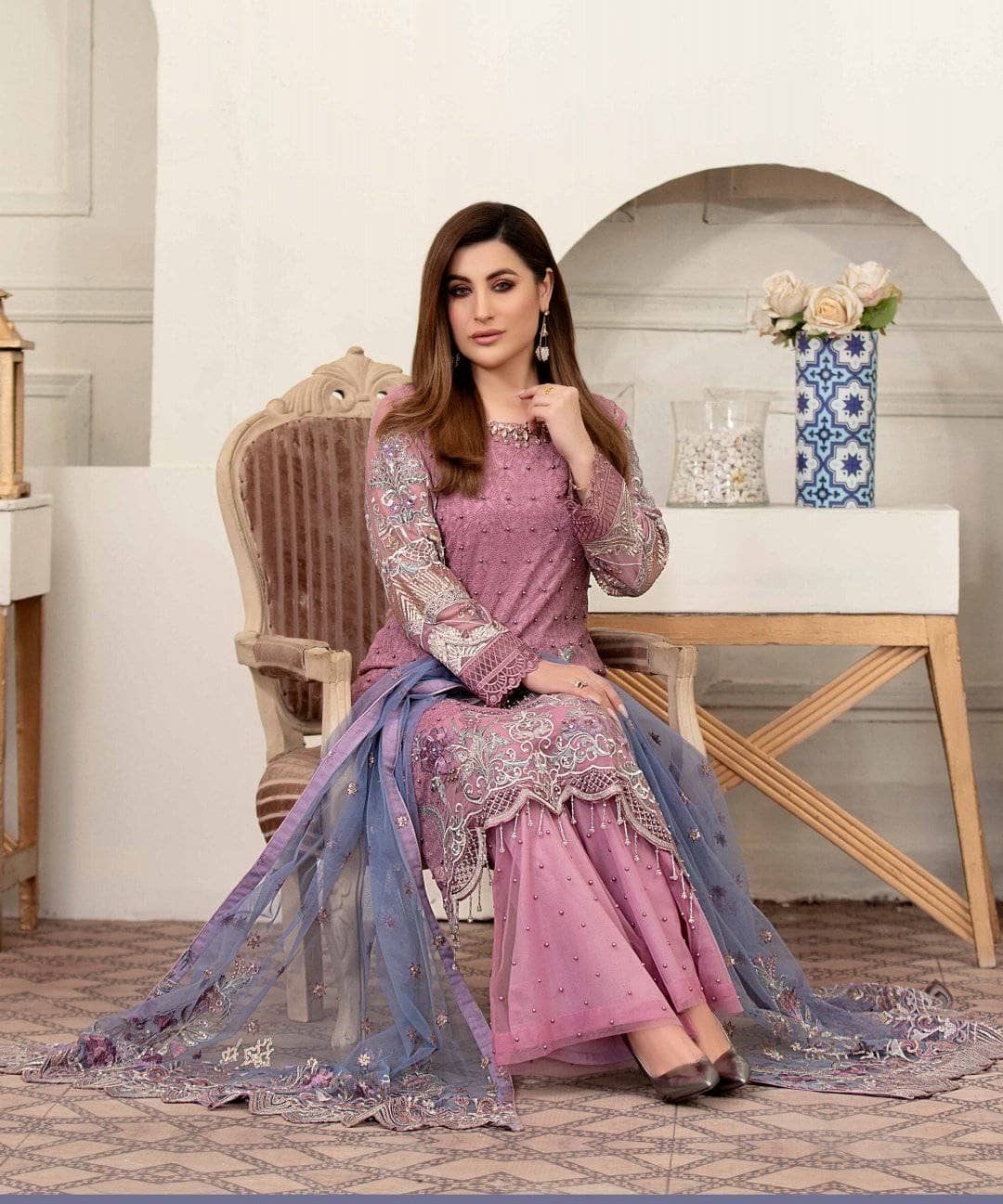 Tawakkal Semi Stitched Chiffon