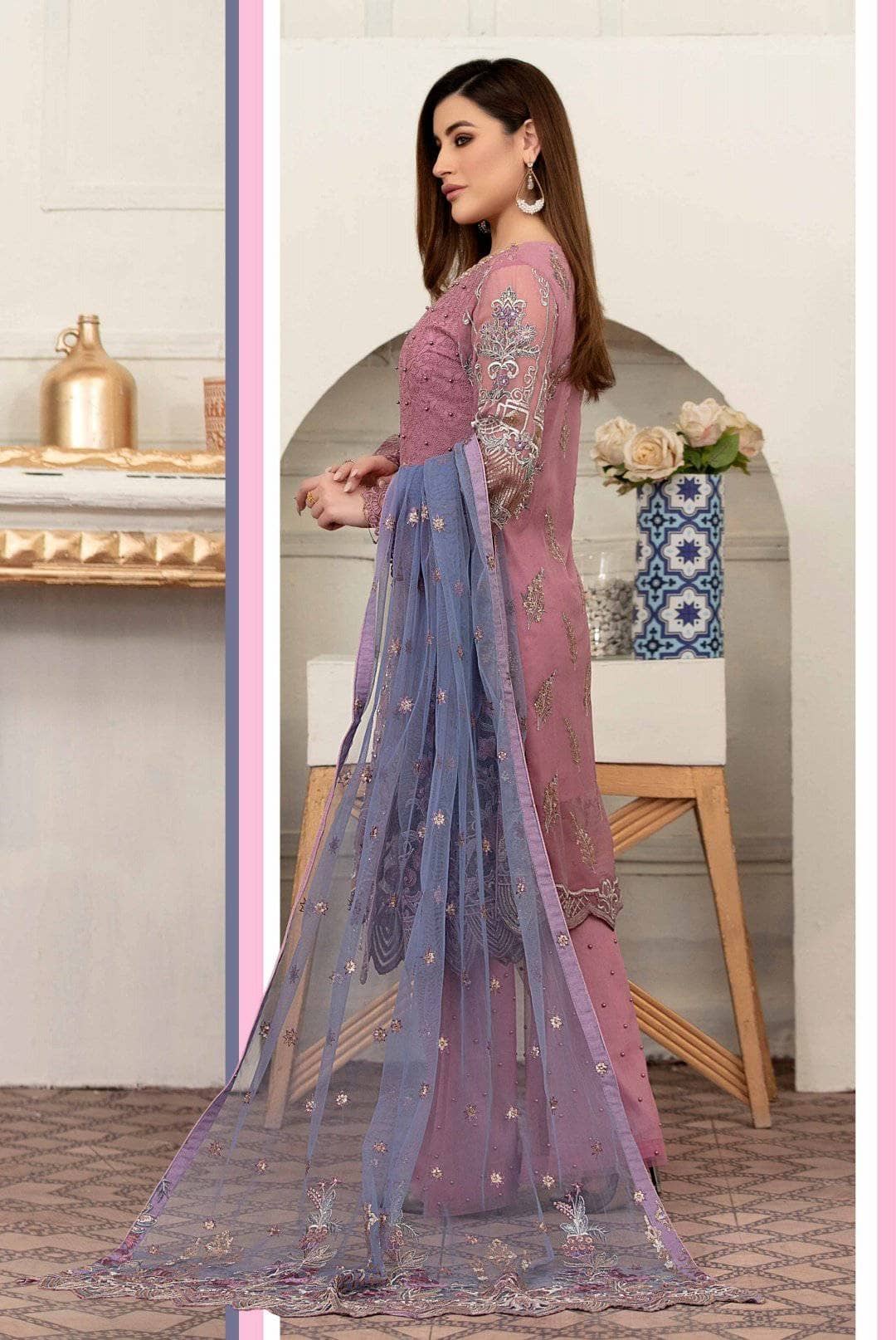 Tawakkal Semi Stitched Chiffon