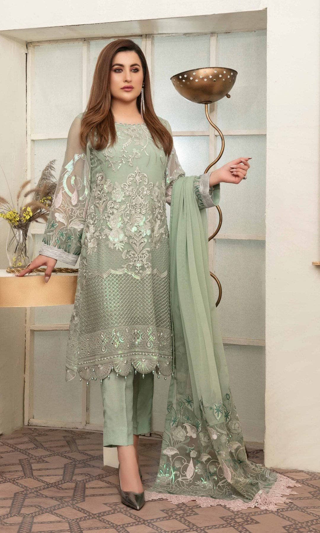 Restocked/Tawakkal Semi Stitched Chiffon