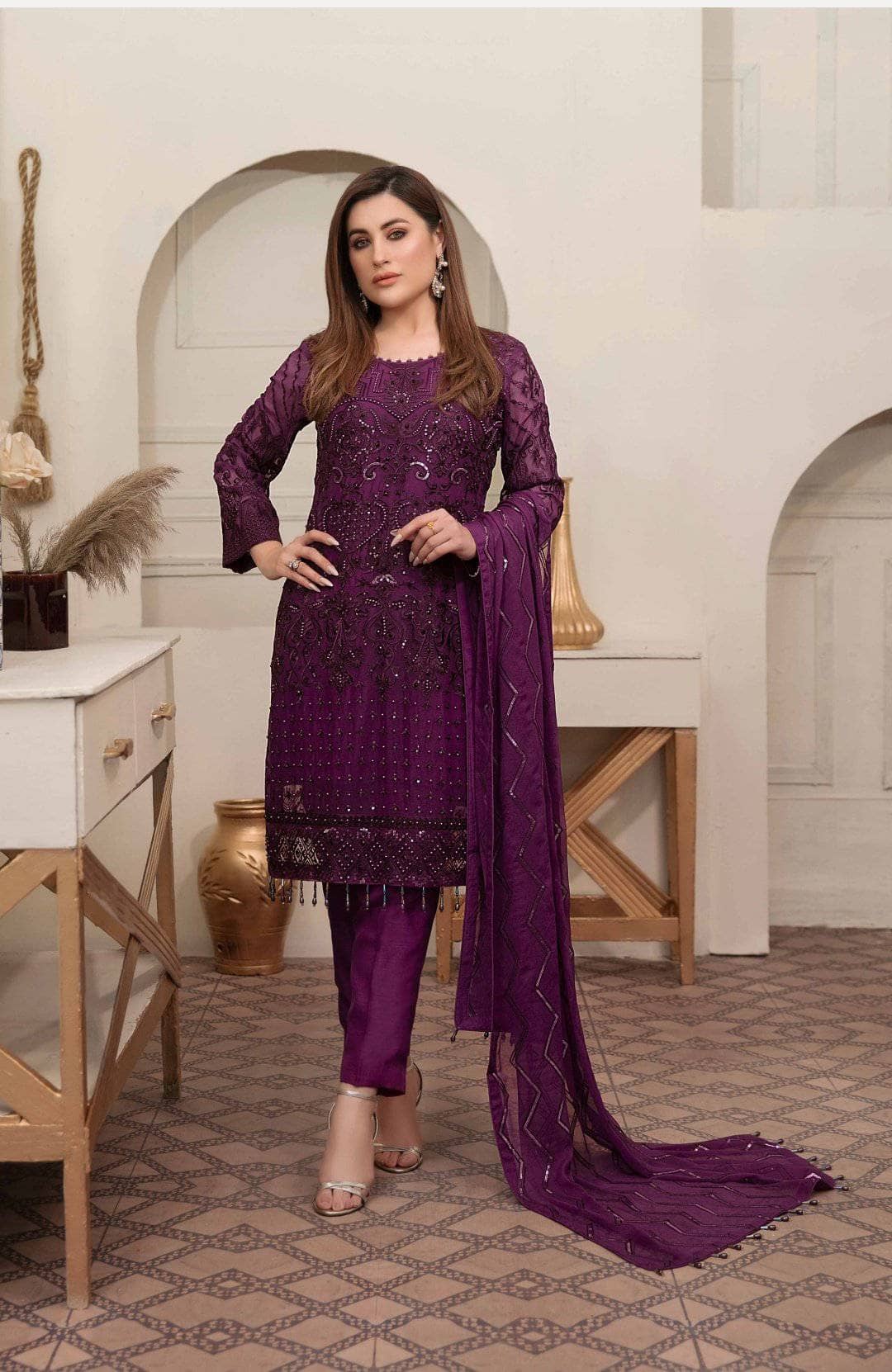 Restocked/Tawakkal Semi Stitched Chiffon