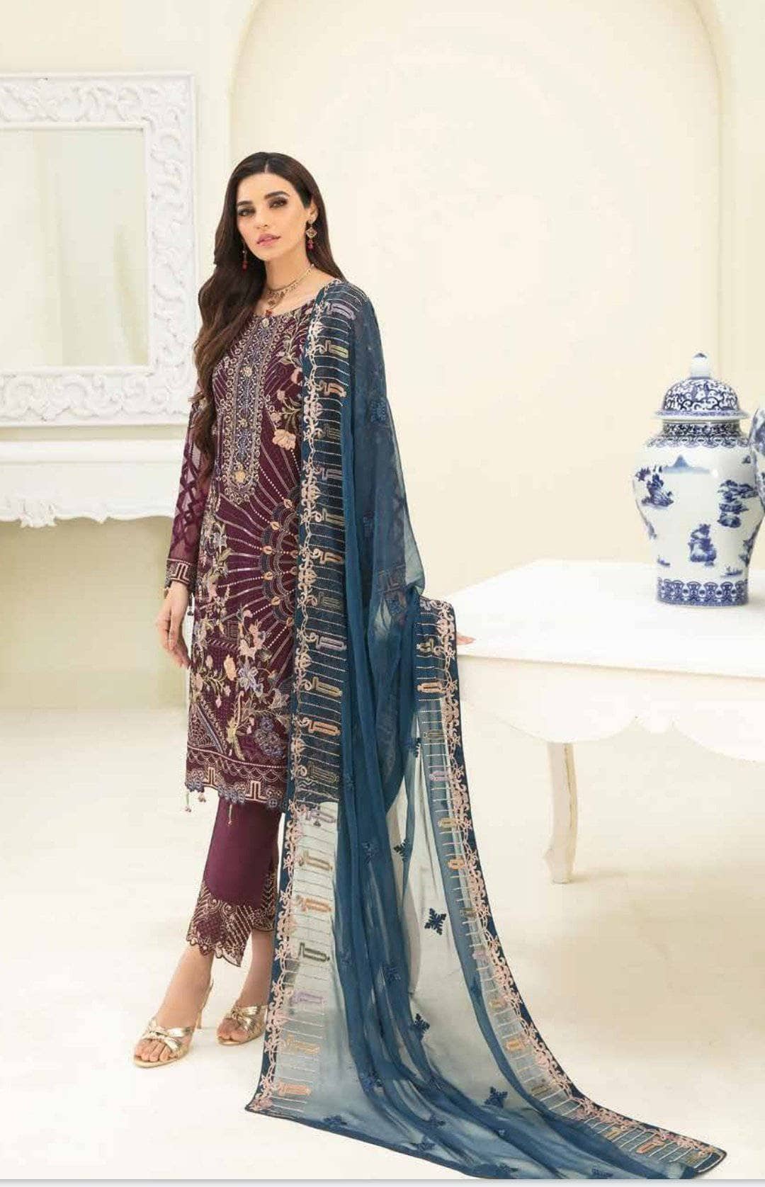 img_ramsha_chevron_chiffon_vol_3_awwal_boutique