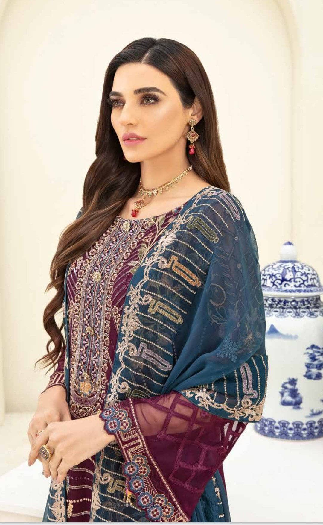 img_ramsha_chevron_chiffon_vol_3_awwal_boutique