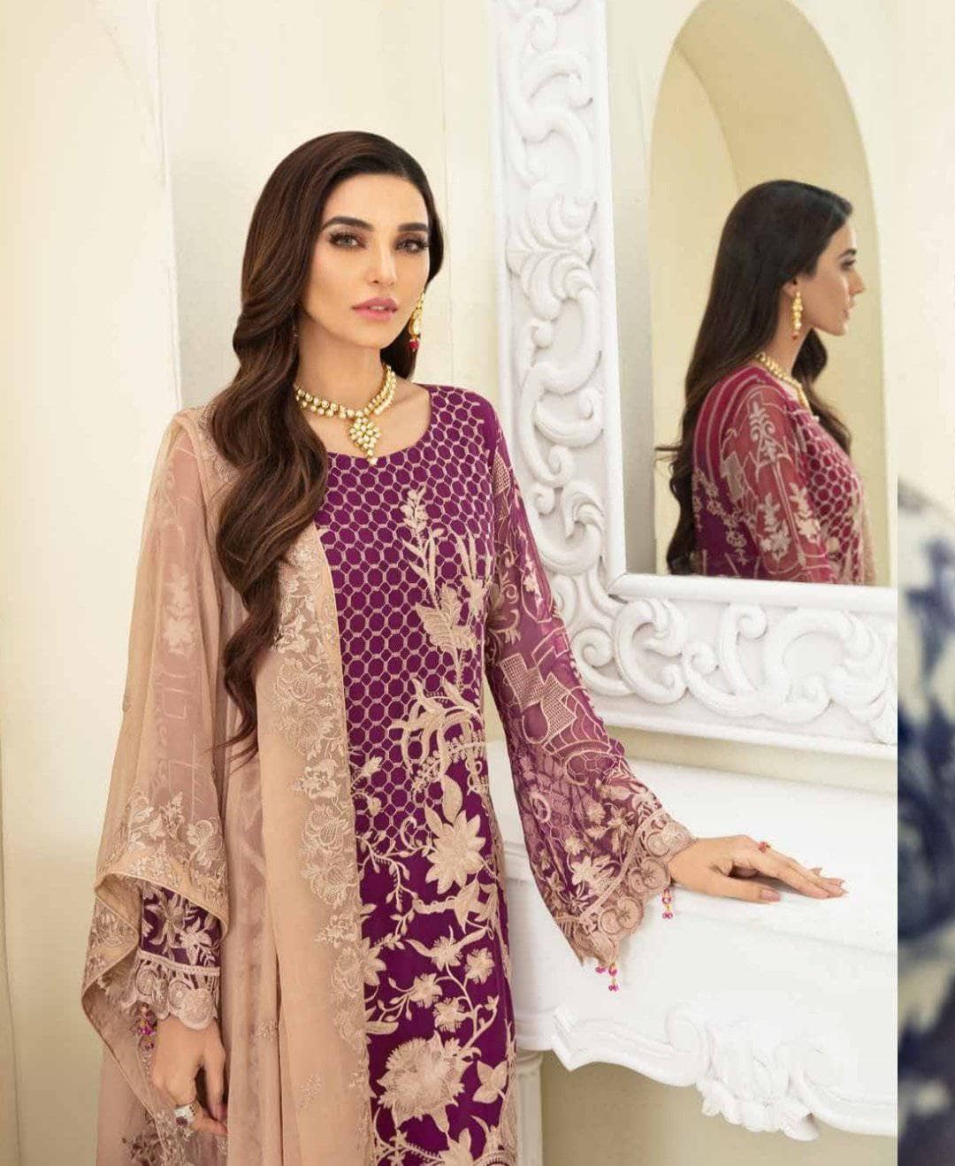 img_ramsha_chevron_chiffon_vol_3_awwal_boutique