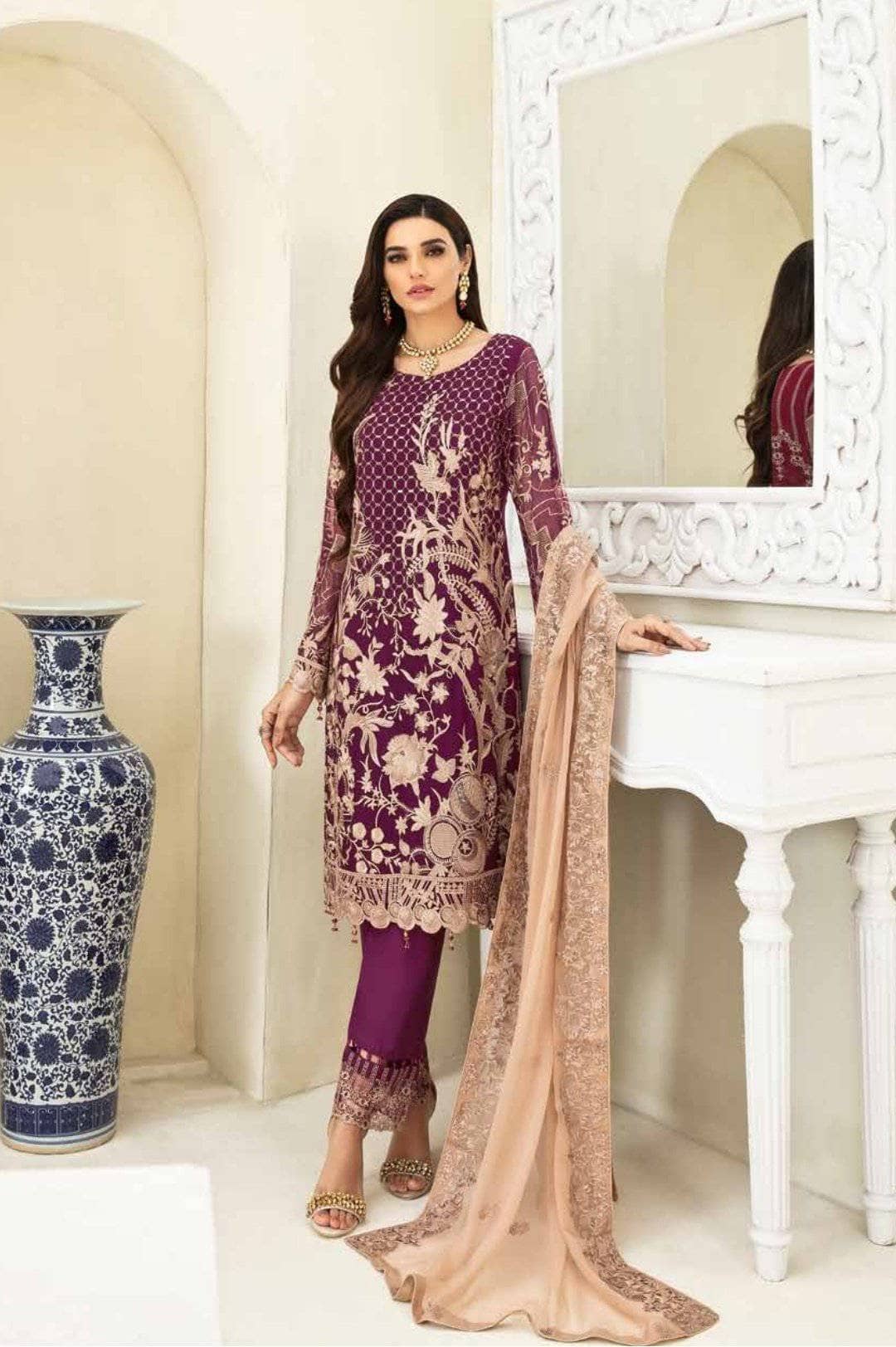 img_ramsha_chevron_chiffon_vol_3_awwal_boutique