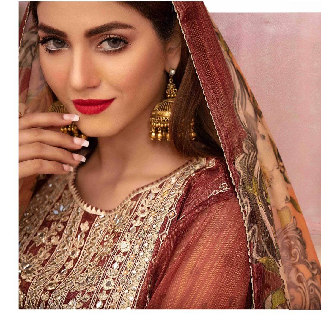 Tawakkal Caria Shaded Masuri/Semi Stitched