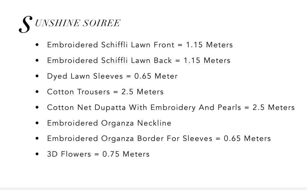 Manara Luxury Lawn 2021/D 12/Sunshine Soire