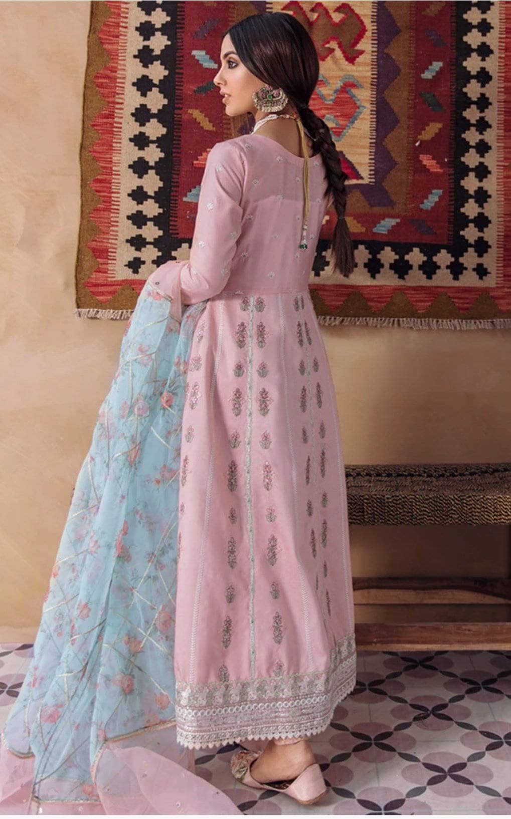 Restocked/Qalamkar Luxury Lawn 2021/HL 14