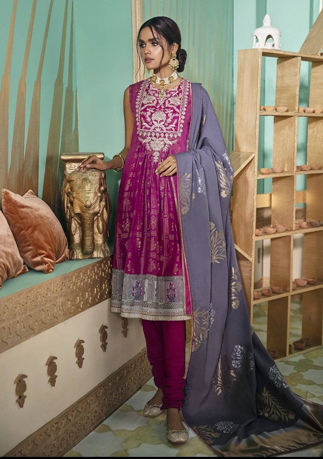 Cross Stitch Eid Lawn/DAREECHAH-E GUL