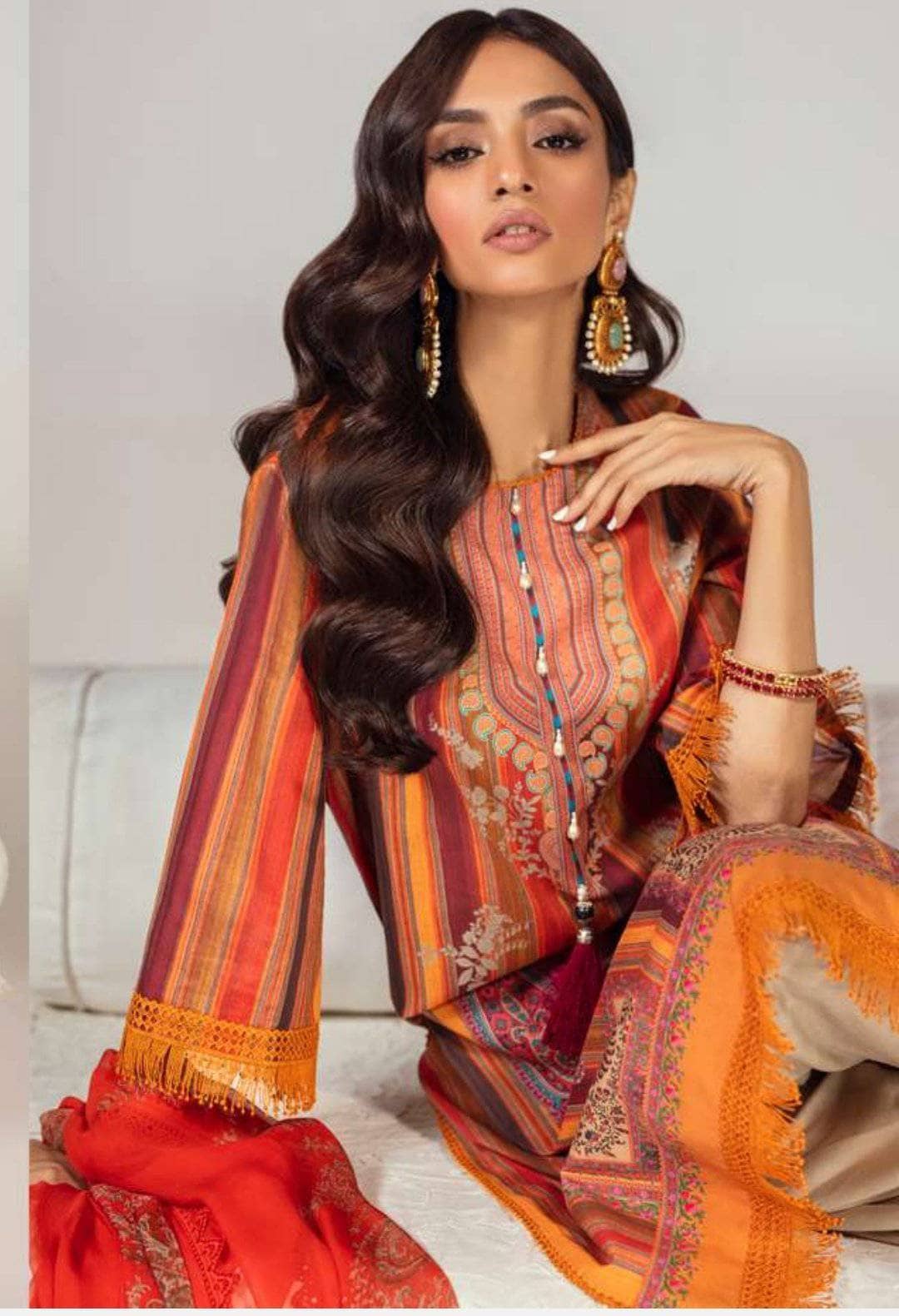 Sana Safinaz Mahay Lawn 2021/2 Pc/8A