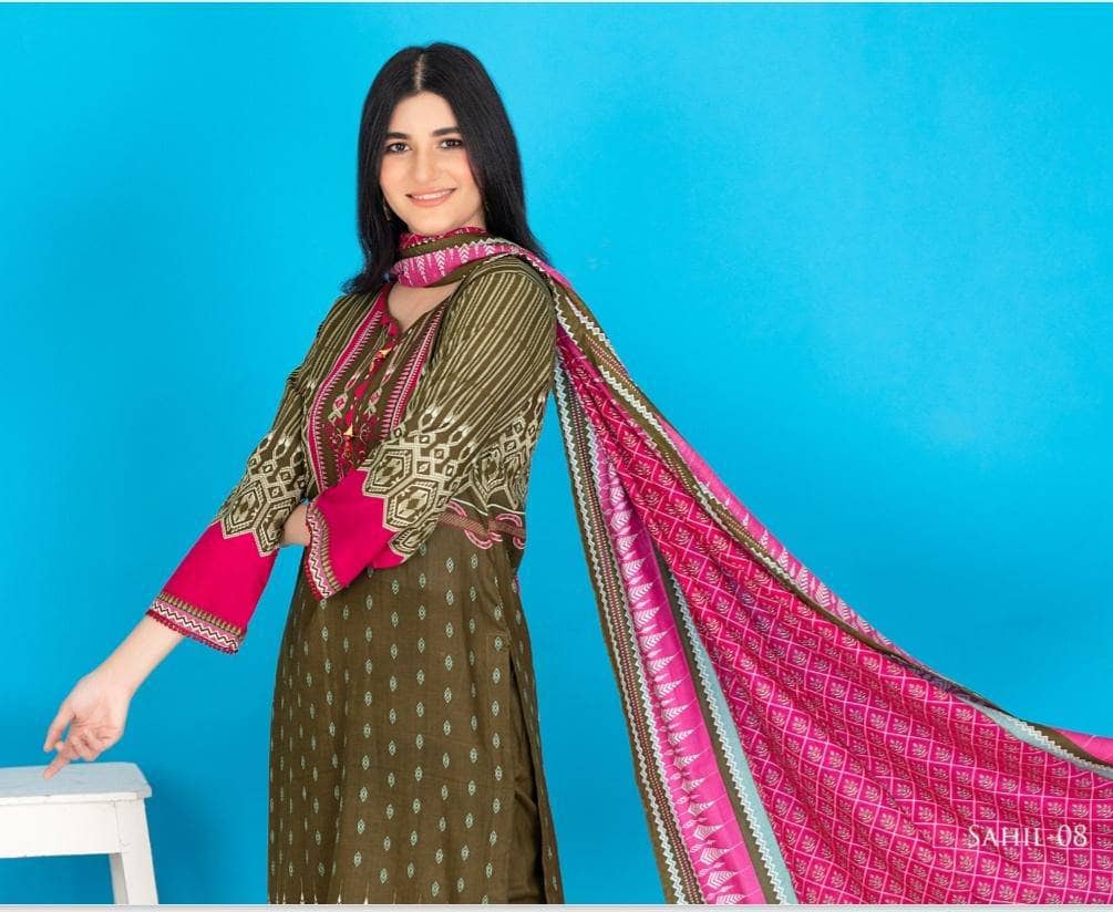 Sahil Printed Lawn/Daily Wear