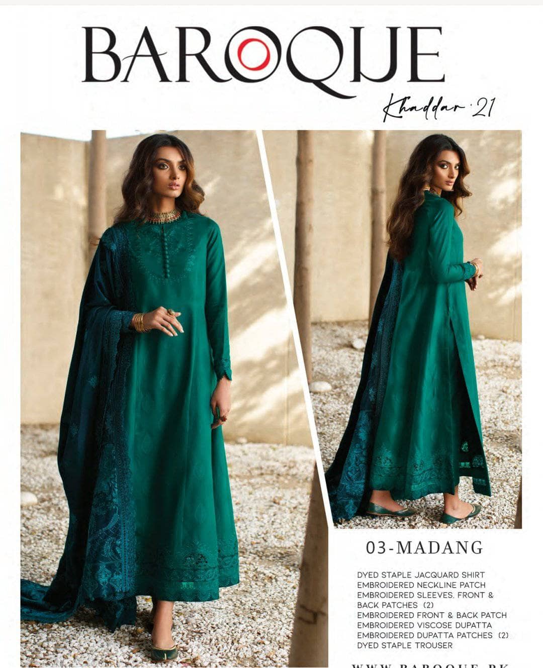 Restocked/Baroque Khaddar 21/03/Madang