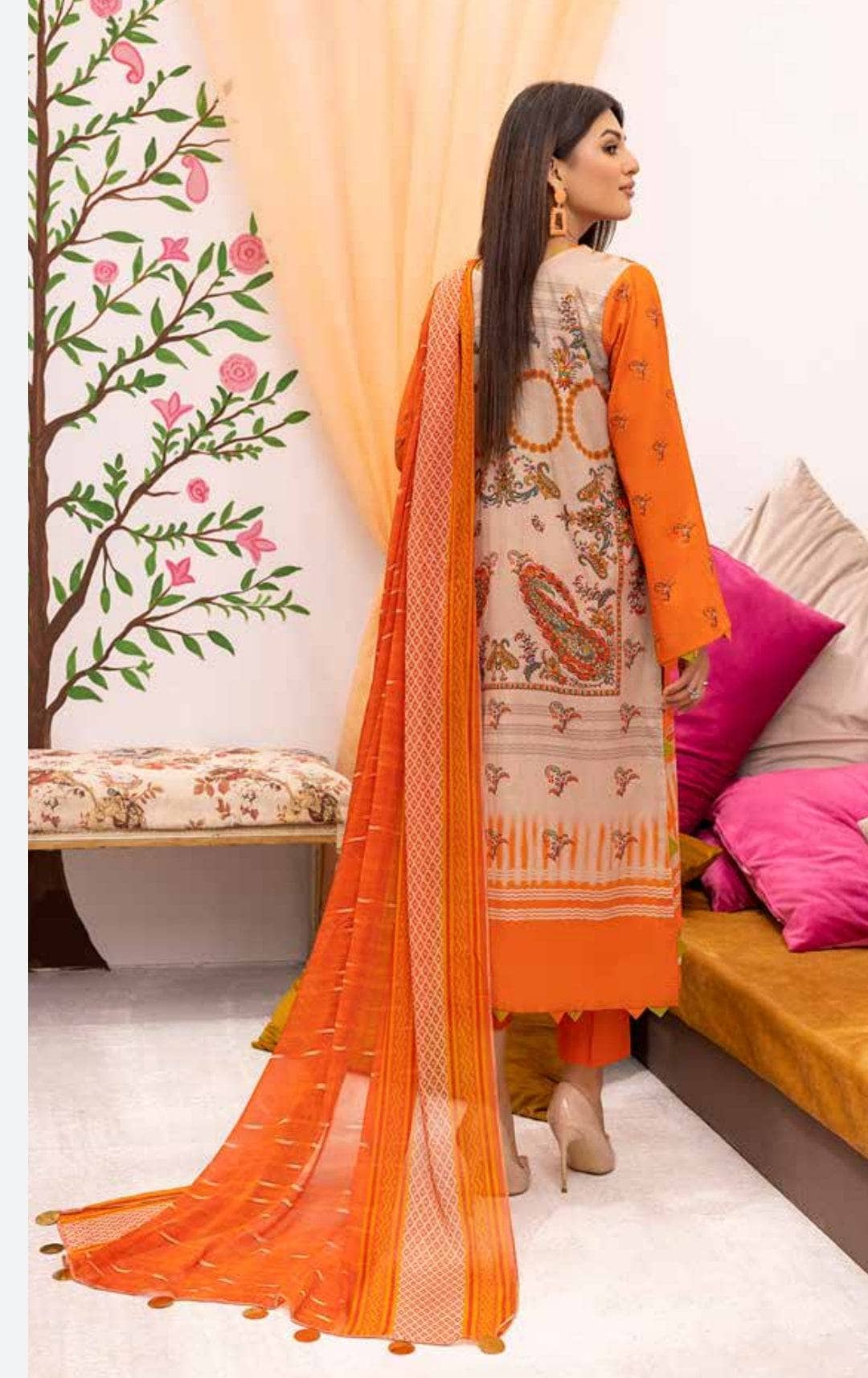 Charizma C Prints/Vol 4/Printed Lawn