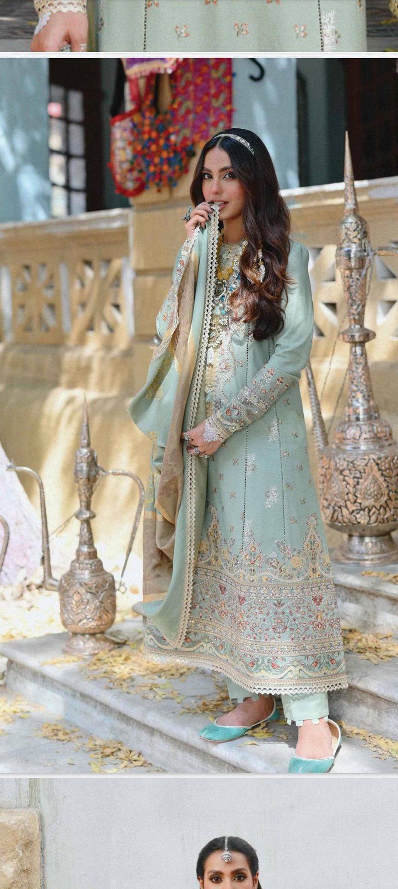 Qalamkar Luxury Shawl Collection/Fariha