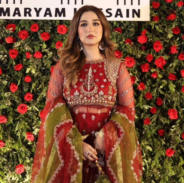 Spotted in Maryam Hussain Wedding Edition/Ayna