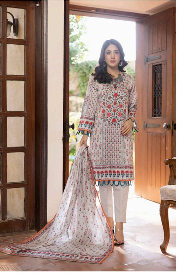Salina Printed Lawn By Regalia/Lawn Dupatta
