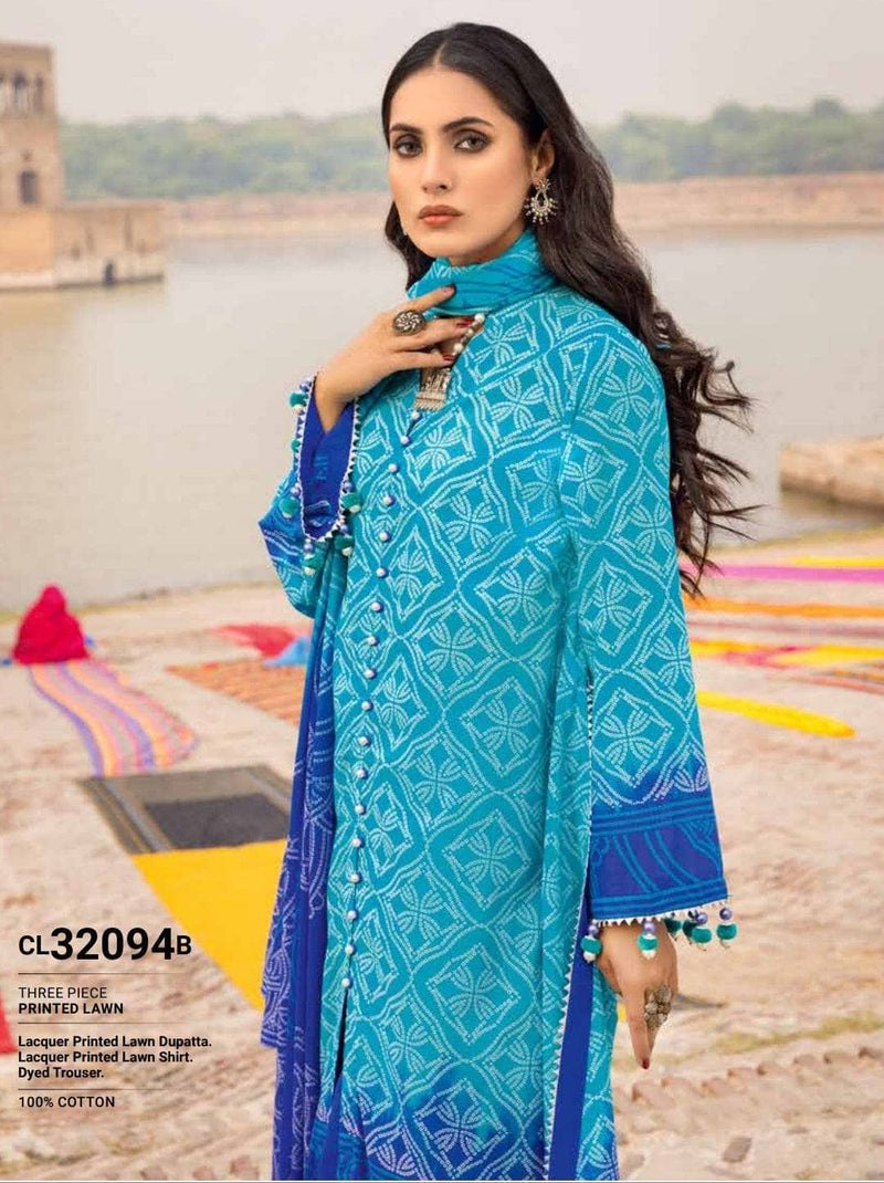 Gul Ahmed Chunari Lawn 23/CL32094B