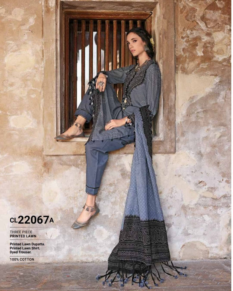Gul Ahmed Chunari Lawn 23/CL22067A