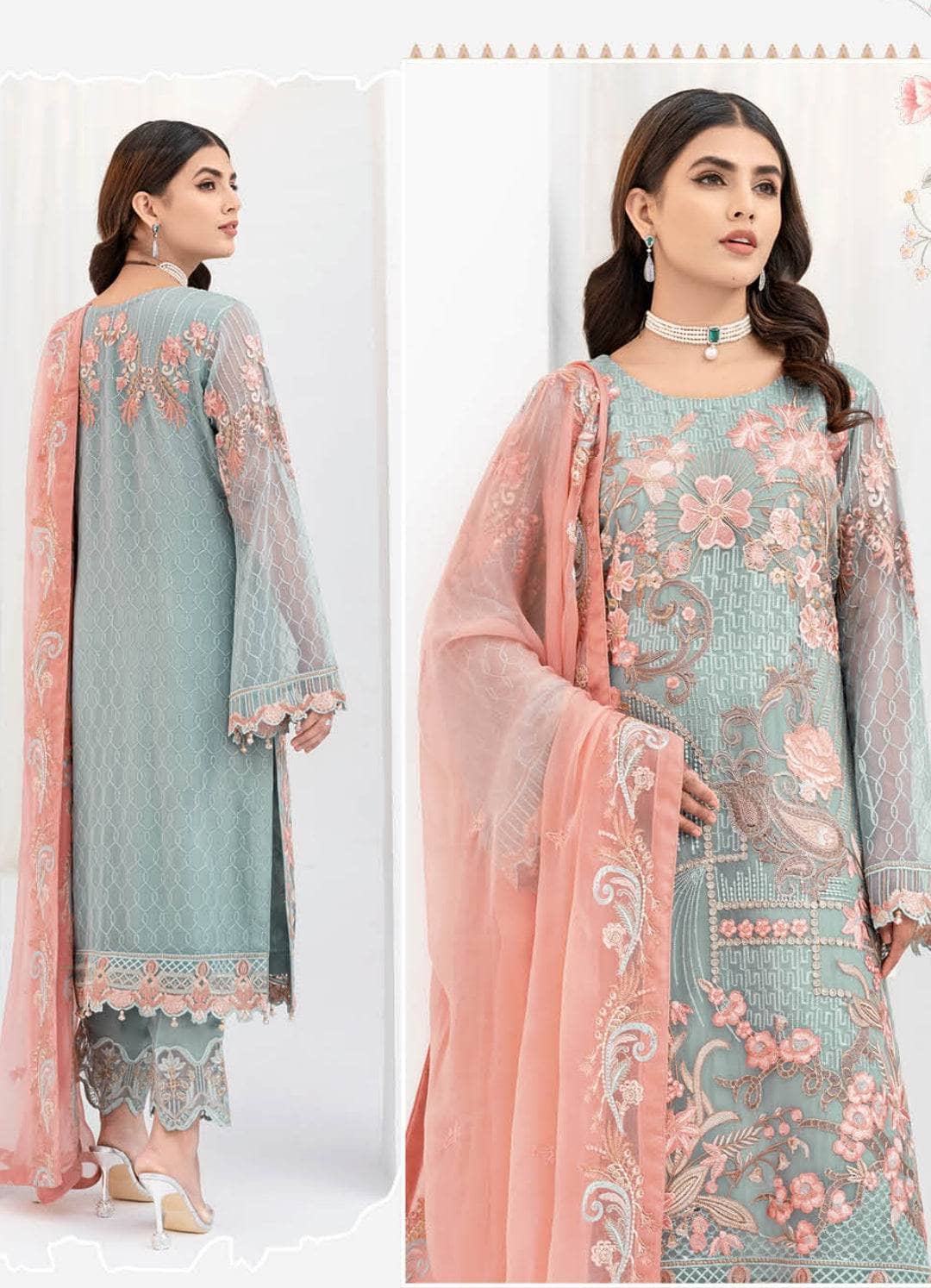 Ramsha Chevron Chiffon Vol 6