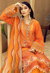 Adans Libas Fuchsia Lawn Pakistani Suits Adans Libas Zaire Schiffli/Calico