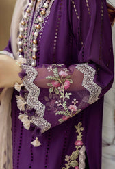 Adans Libas Fuchsia Lawn Pakistani Suits Restocked/Adans Libas Zaire Schiffli/Clairvoyant