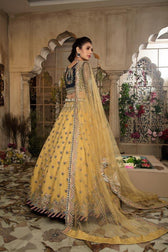 Restocked/Adan's Libas Guzarish Chiffon Vol 2/Maharani Jade - AWWALBOUTIQUE