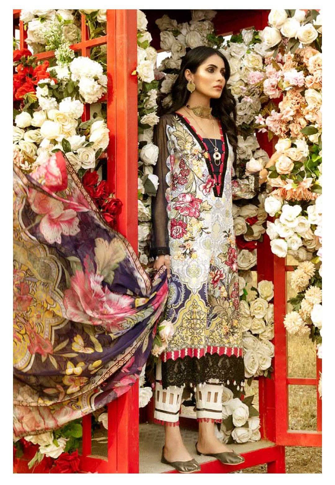 Adans Libas La Rose Lawn Pakistani Suits Adans Libas La Rose/ALYSSA