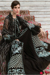 Afrozeh chiffon Brands Afrozeh La Fuchsia/10/Nightingale