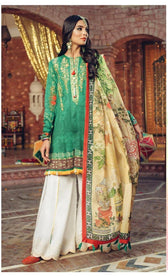 Afsaneh Nouroz Lawn|Minahal B|3 Pc - AWWALBOUTIQUE