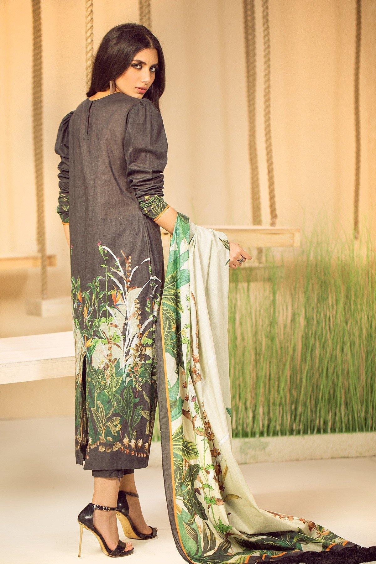Al Karam Cambric Collection/MS 05-19-Black
