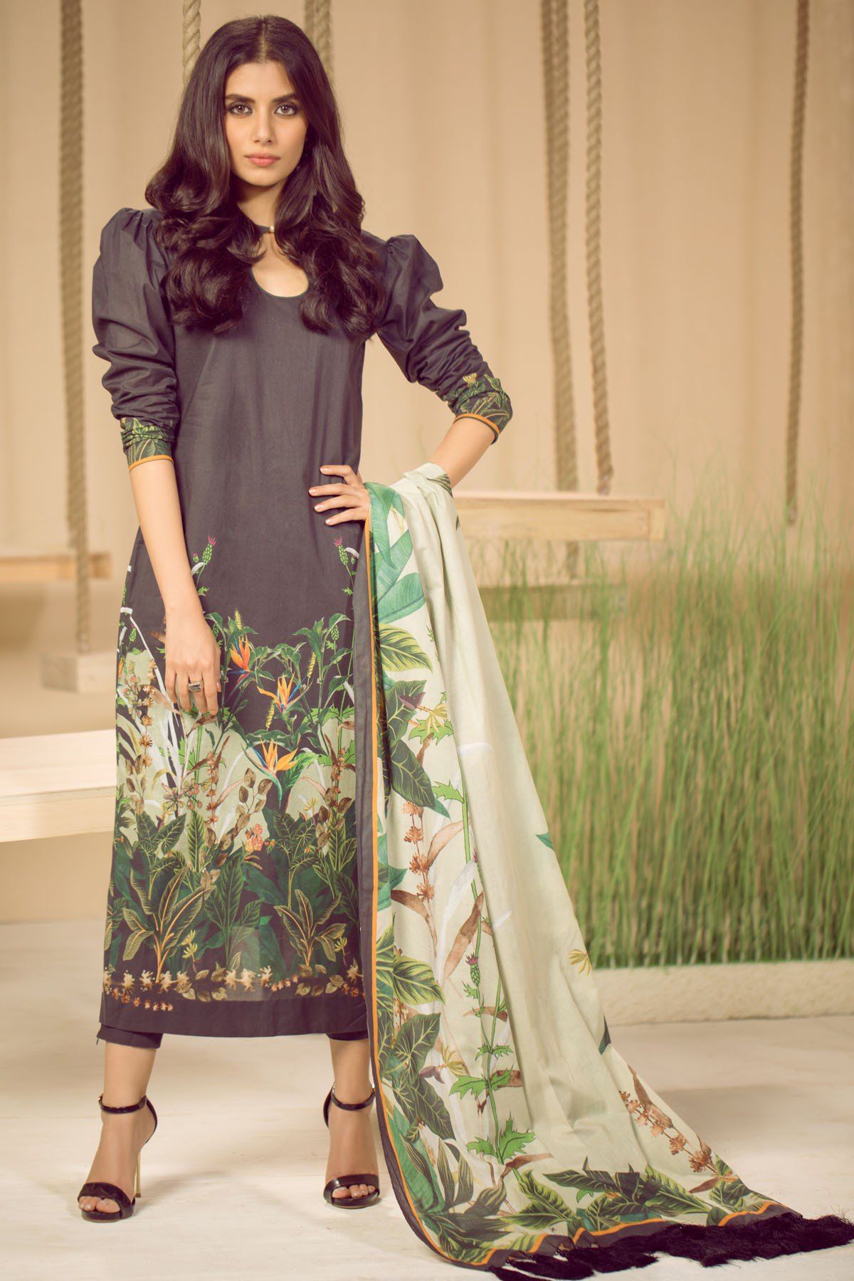 Al Karam Cambric Collection/MS 05-19-Black