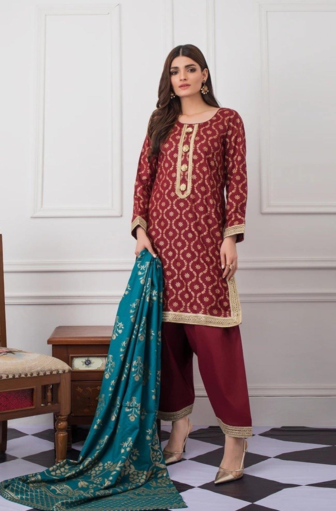 Al Zohaib Banarsi Printed Lawn/7A - AWWALBOUTIQUE