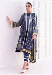 Al Zohaib Lawn Pakistani Suit Al Zohaib Colours/Printed Lawn/Bamber Chiffon Dupatta