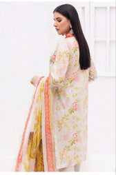 Al Zohaib Lawn Pakistani Suit Al Zohaib Colours/Printed Lawn/Bamber Chiffon Dupatta
