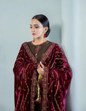 Alizeh Embroidered Chiffon/Vol 3/Suri - AWWALBOUTIQUE