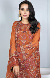 Alizeh Embroidered Chiffon/Vol 3/Shideh - AWWALBOUTIQUE