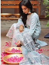 Spotted in Anaya Festive Luxury Lawn/Nisa/05 - AWWALBOUTIQUE