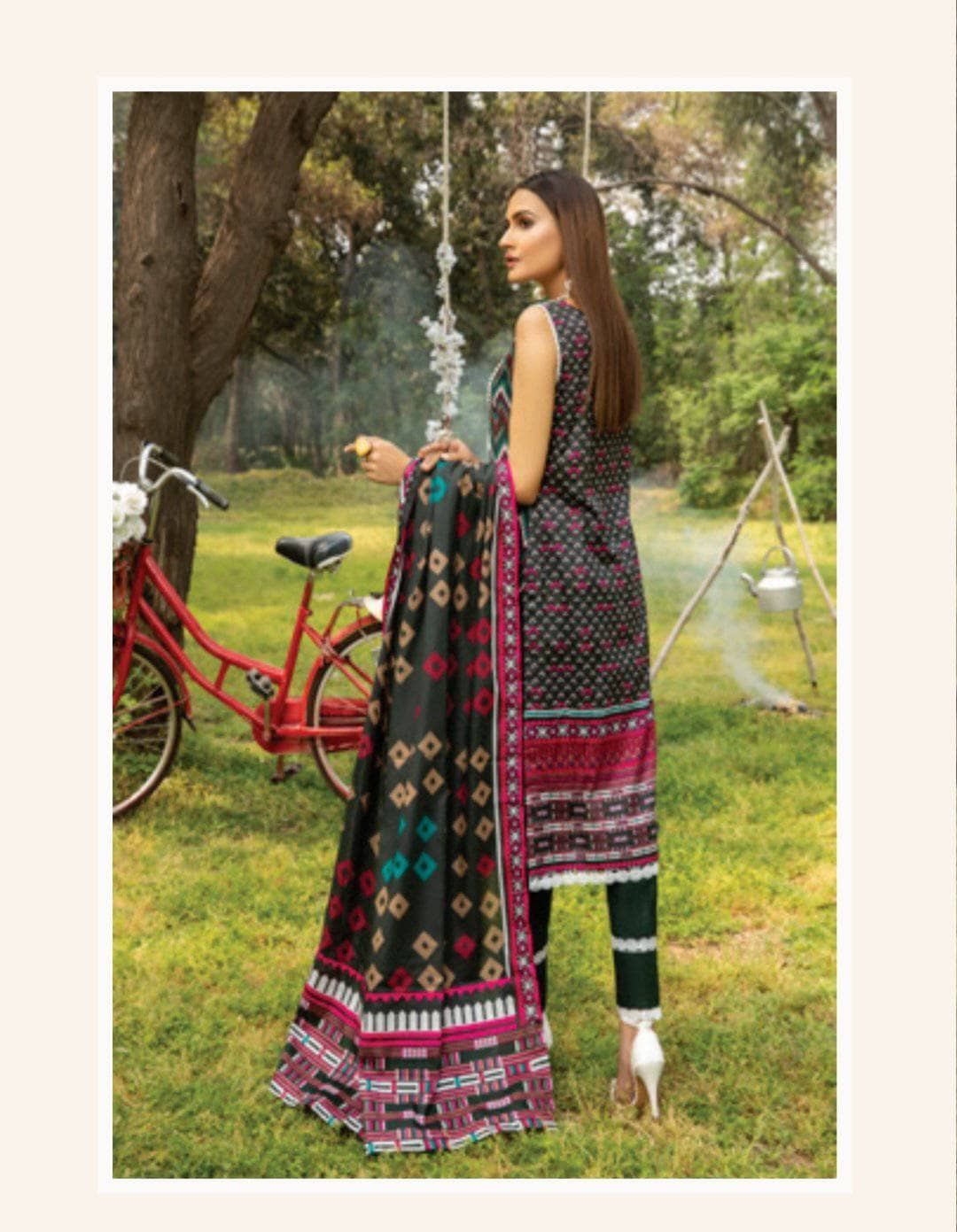 Anum Lawn Pakistani Suit Anum Lawn by Al Zohaib Textiles/Daily Wear