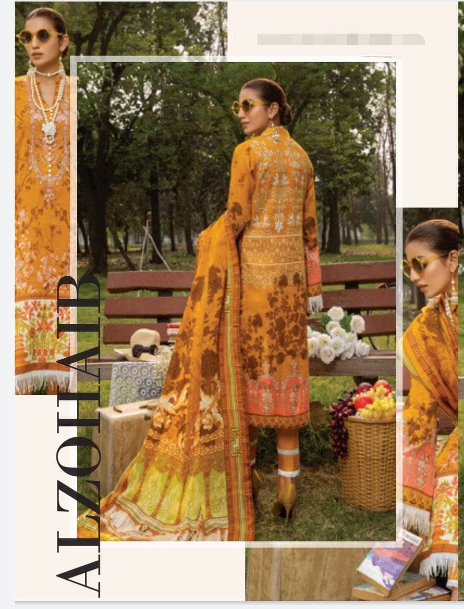 Anum Lawn Pakistani Suit Anum Lawn by Al Zohaib Textiles/Daily Wear