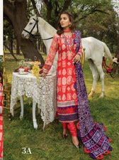 Anum Lawn Pakistani Suit Anum Lawn by Al Zohaib Textiles/Daily Wear