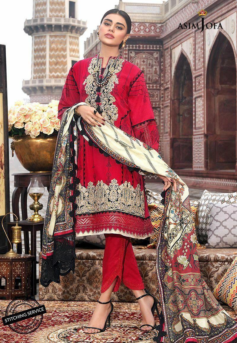 Asim Jofa Luxury Lawn/AJL 1A - AWWALBOUTIQUE