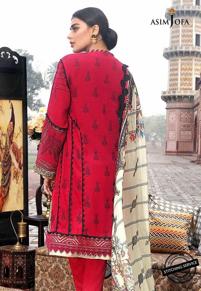 Asim Jofa Luxury Lawn/AJL 1A - AWWALBOUTIQUE