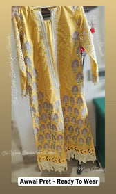 Awwal Pret-Stiched Charizma Signature/XL