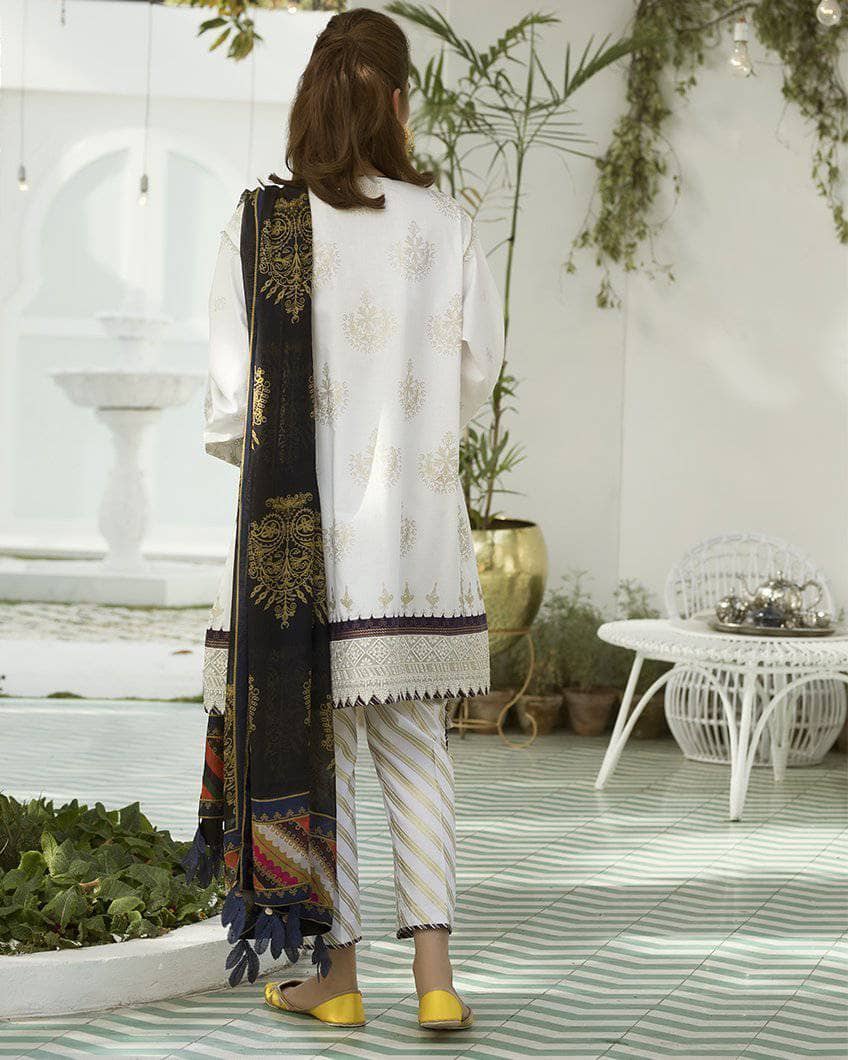Zaha Fayroz Festive Lawn Collection/ Kohinoor (ZF-01)